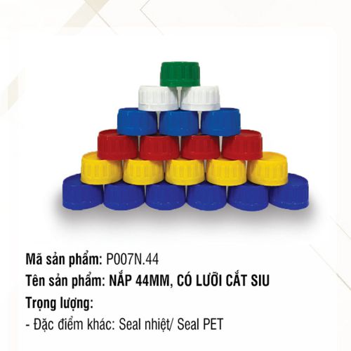 Nắp 44mm, Có Lưỡi Cắt Siu